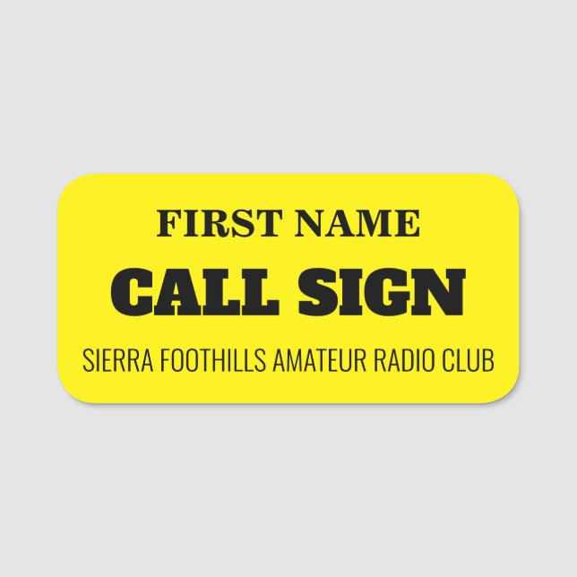 SFARC NAME TAG (Front)