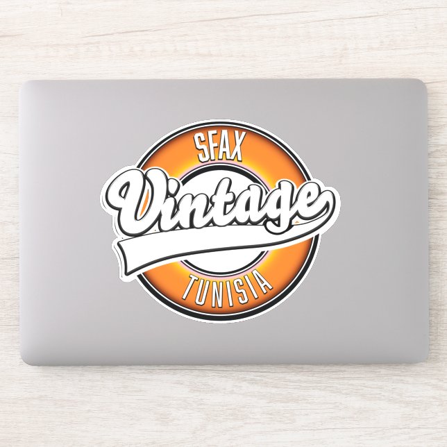 Sfax tunisia vintage style logo (Computer)