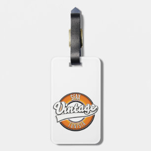 Sfax tunisia vintage style logo luggage tag