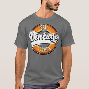 Sfax tunisia vintage style logo T-Shirt