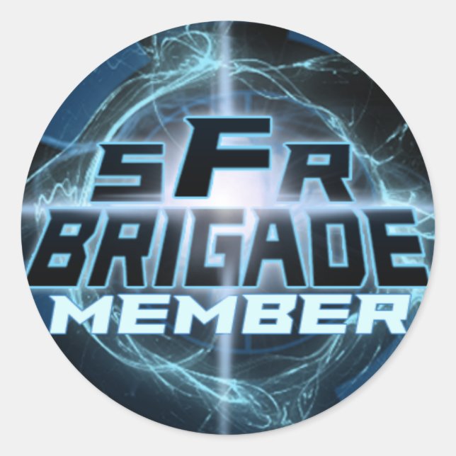 SFRBrigade Logo Stickers (Front)