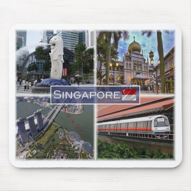 SG Singapore - Mouse Mat (Front)