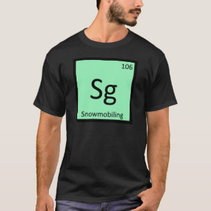 Sg - Snowmobiling Sports Chemistry Symbol T-Shirt