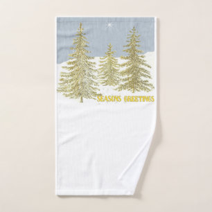 SG- Trees & Star Bath Towel Set