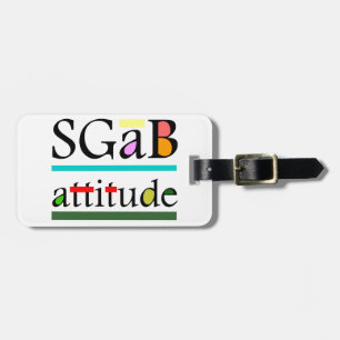 Sgab attitude luggage tag