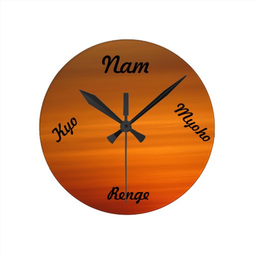Image of SGI Buddhist Clock - Nam Myoho Renge Kyo