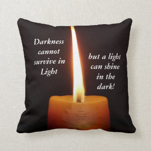 SGI Buddhist Pillow with Lotus Candle and NMRK