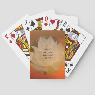 SGI Playing Cards: Lotus and "Nam Myoho Renge Kyo" Playing Cards
