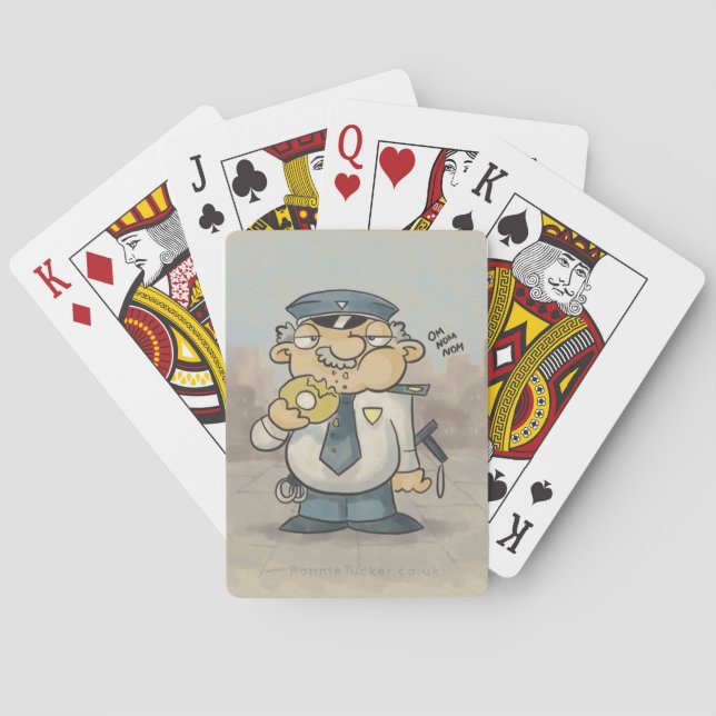 Sgt Doughnut Playing Cards (Back)
