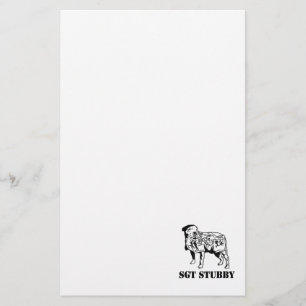 SGT STUBBY HERO DOG STATIONARY STATIONERY
