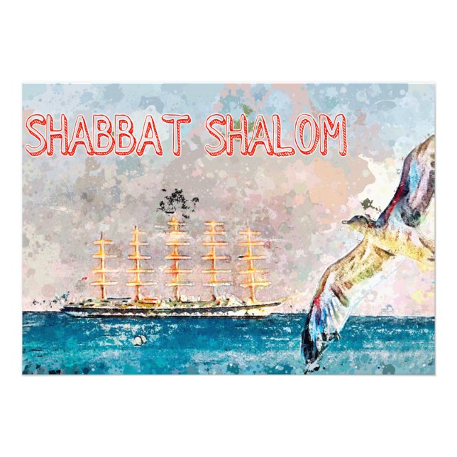 Shabbat à Cannes  Photo Print (Front)