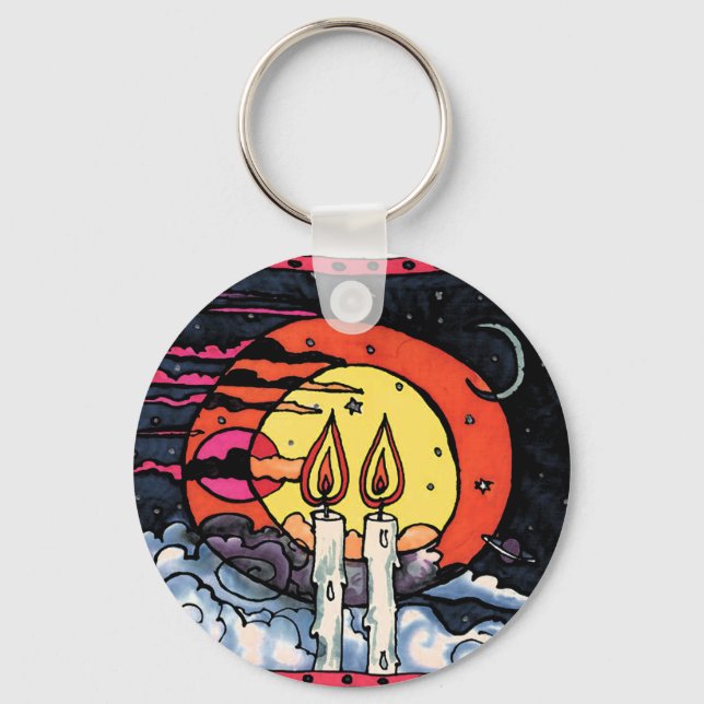 Shabbat Key Ring (Front)