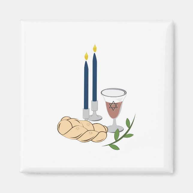 Shabbat Magnet (Front)