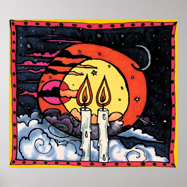 Shabbat Night Poster (Front)