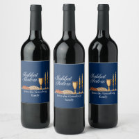 Shabbat Shalom Custom Blue Sabbath Dinner