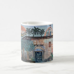 Shabbat Shalom Israel Mug