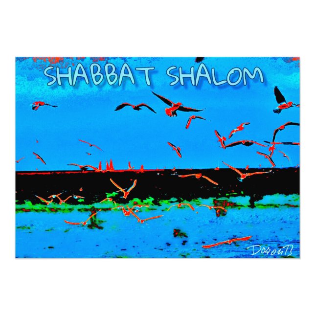 Shabbat shalom  photo print (Front)