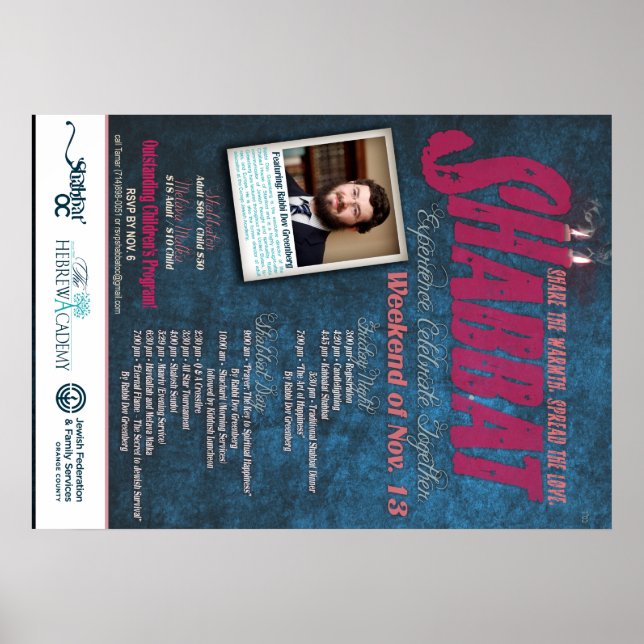 Shabbaton Poster (Front)