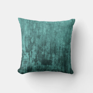 Shabby background, turquoise colour, grunge, loft, cushion