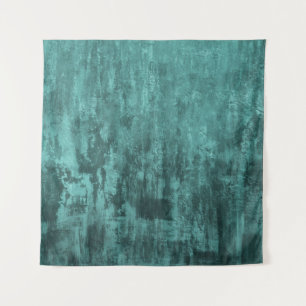 Shabby background, turquoise colour, grunge, loft, tapestry