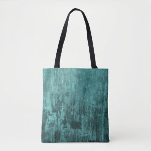 Shabby background, turquoise colour, grunge, loft, tote bag