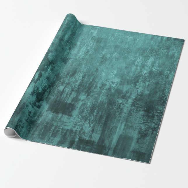 Shabby background, turquoise colour, grunge, loft, wrapping paper (Unrolled)