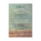 Shabby beach wedding RSVP card