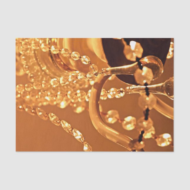 Shabby Chandelier Bling 3-Gold-TISSUE WRAP PAPER (Front)