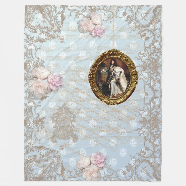 SHABBY CHIC 2 FLEECE BLANKET (Front)