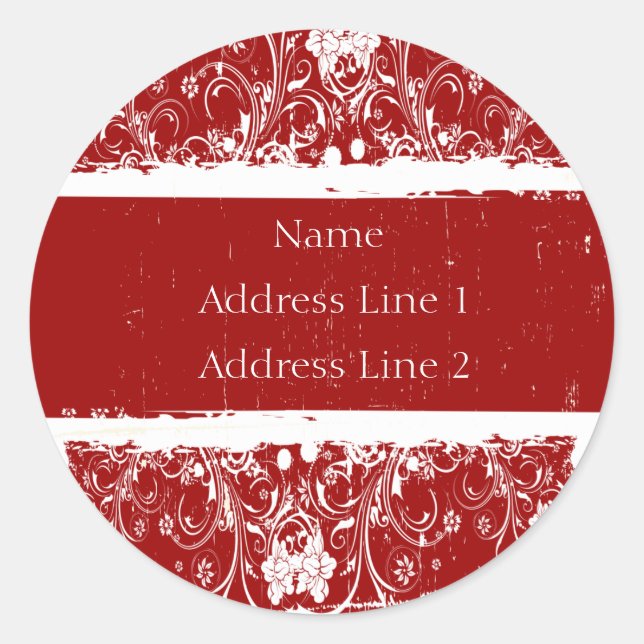 Shabby Chic Address Labels (Front)