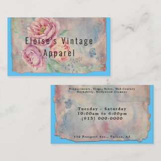Shabby Chic Antique Paris Style Business Card