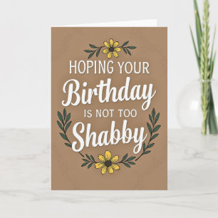 Shabby Chic Birthday Card