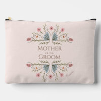 Shabby Chic Blue Pink Flower Mother of the Groom