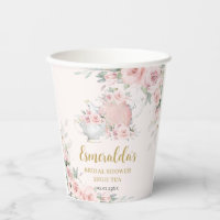 Shabby Chic Blush Floral High Tea Bridal Shower