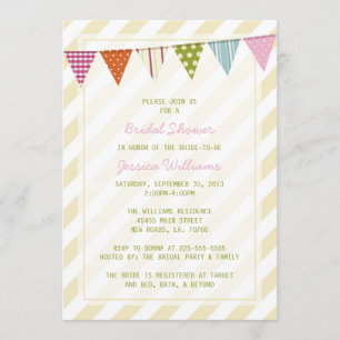 Shabby Chic Bridal Shower Invitation