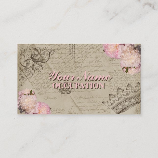 Shabby Chic - Business Card (Front)