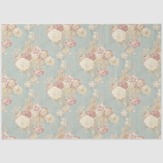 Shabby Chic Collage Series Design 12 Tissue Paper (Front)