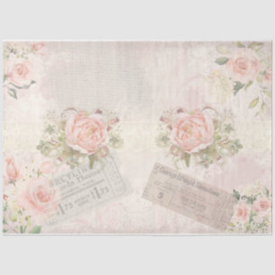 Shabby Chic Collage Series Design 14 Tissue Paper