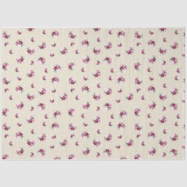 Shabby Chic Collage Series Design 7 Tissue Paper (Front)