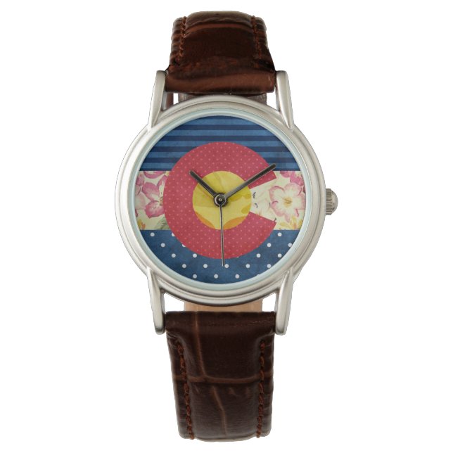 Shabby Chic | Colorado State Flag Watch (Front)