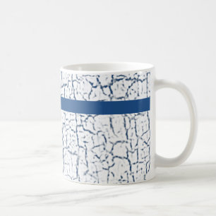 Shabby Chic Crackle Paint Customisable Coffee Mug