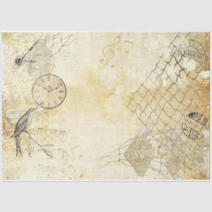 Shabby Chic Cream Series Design 2 Tissue Paper