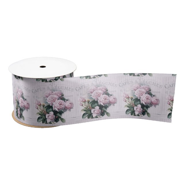 shabby chic, decoupage, victorian, french chic, pa satin ribbon (Spool)