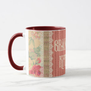 Shabby Chic Floral Grandma's Kitchen  Mug