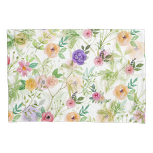 Shabby Chic Floral Pillowcase