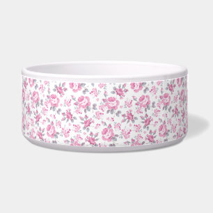 shabby chic floral, pink pattern,pale roses,white,