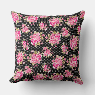 Shabby Chic Floral Roses Cushion