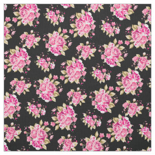 Shabby Chic Floral Roses Fabric