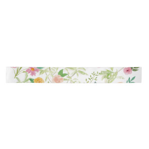 Shabby Chic Floral Satin Ribbon
