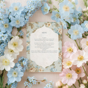 Shabby Chic florals Menu